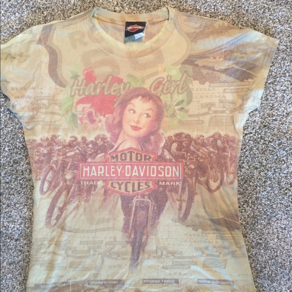 Ladies Harley Davidson t shirt